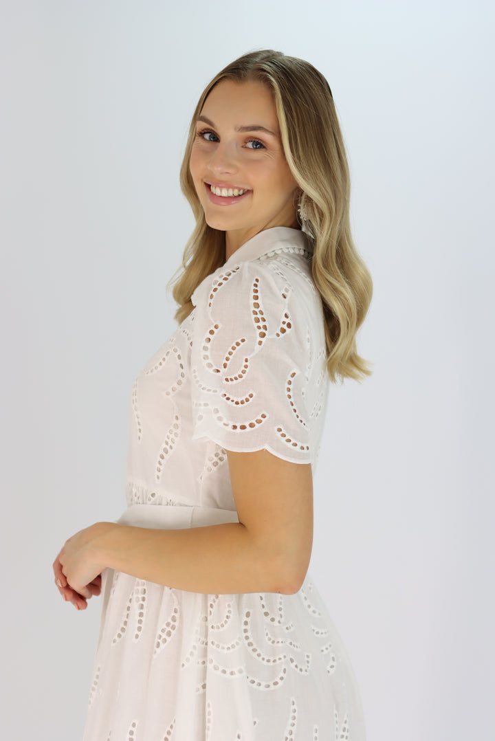 Francina Cotton Midi Dress
