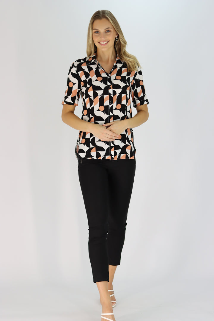 Rimi Shirt In Mosaic Print