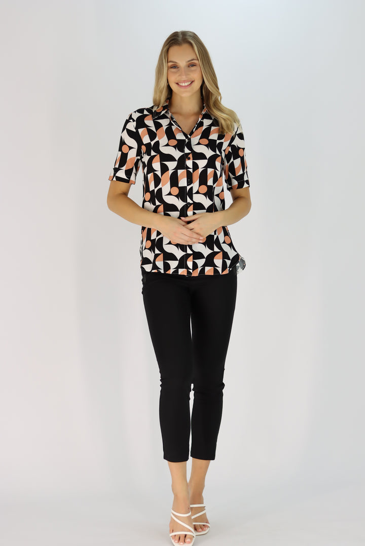 Rimi Shirt In Mosaic Print