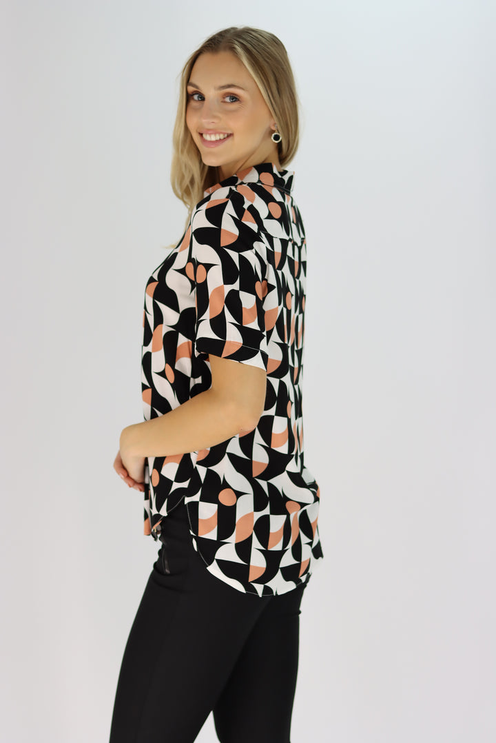 Rimi Shirt In Mosaic Print