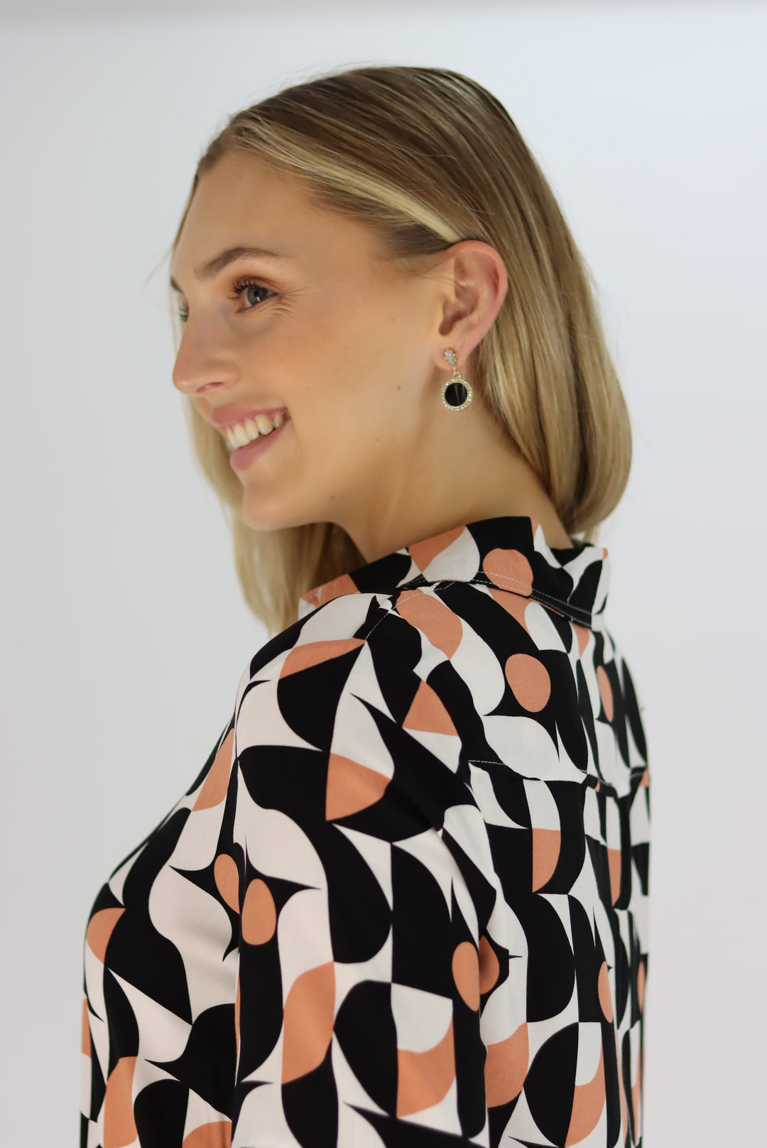Rimi Shirt In Mosaic Print