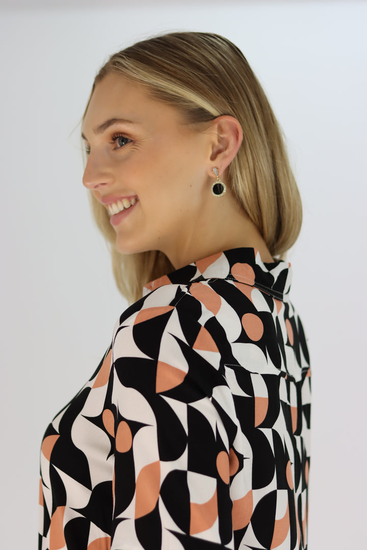 Rimi Shirt In Mosaic Print