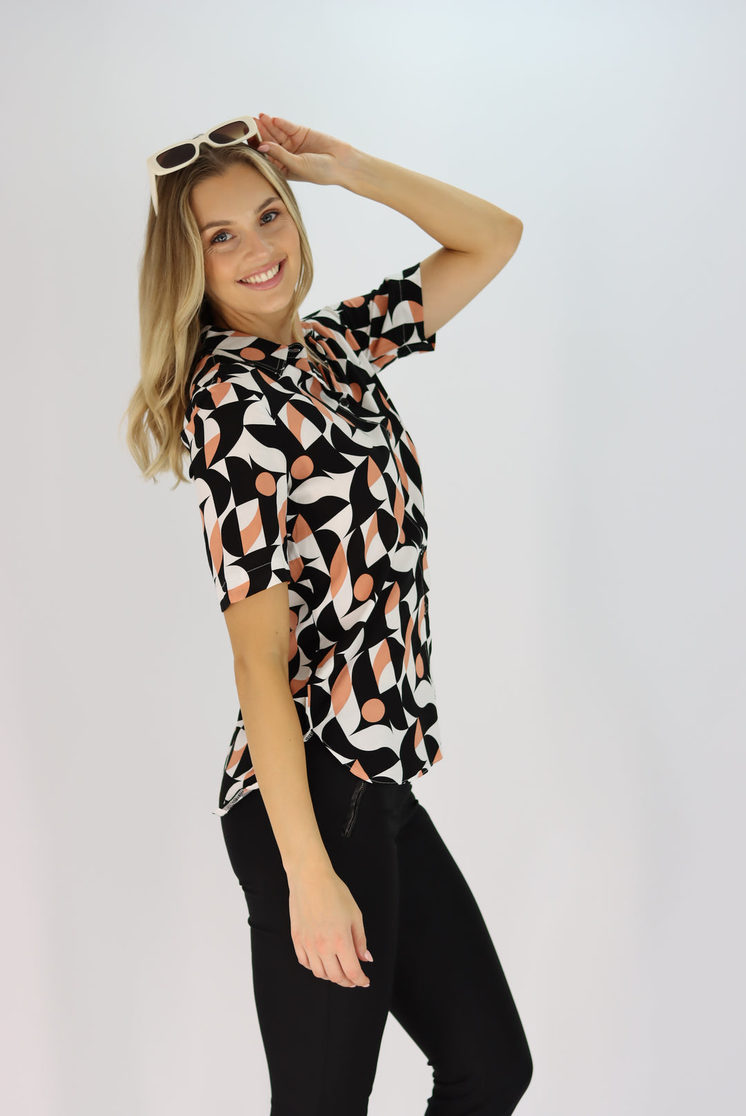 Rimi Shirt In Mosaic Print