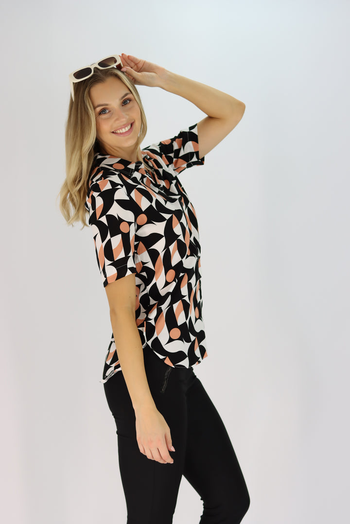 Rimi Shirt In Mosaic Print