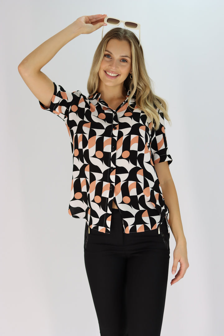 Rimi Shirt In Mosaic Print