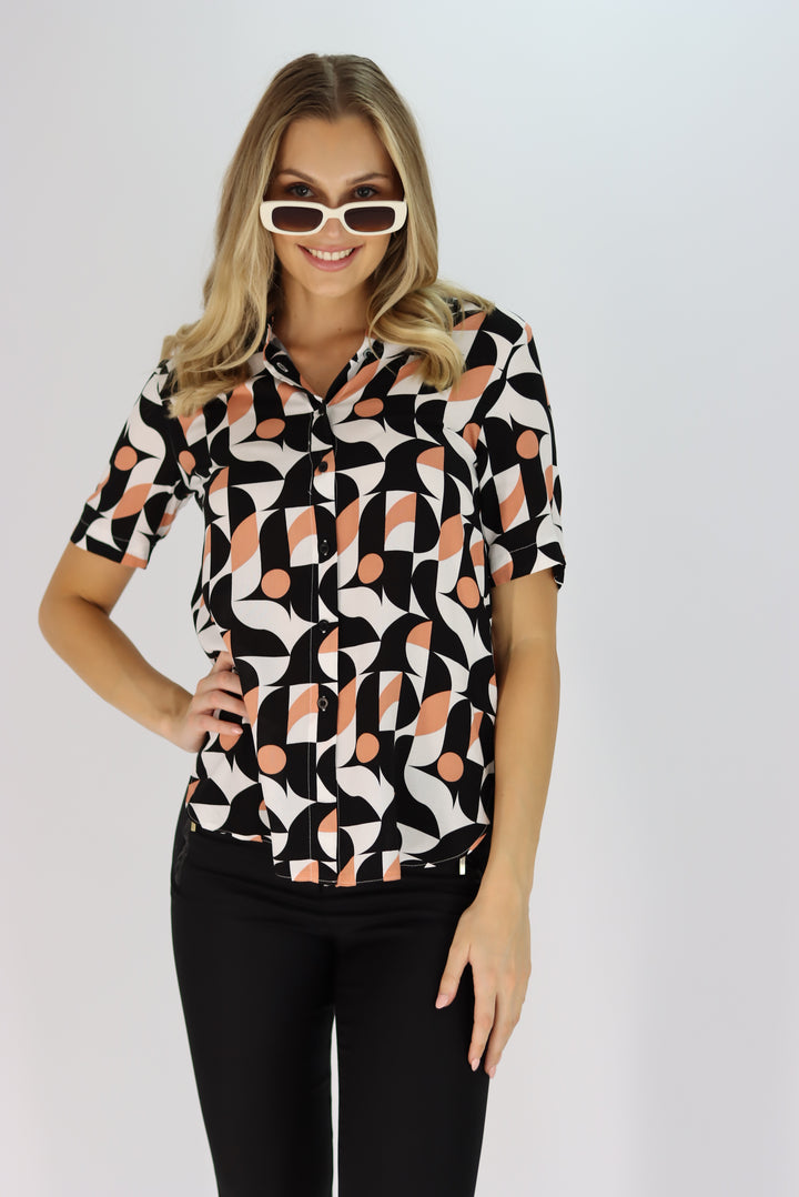 Rimi Shirt In Mosaic Print