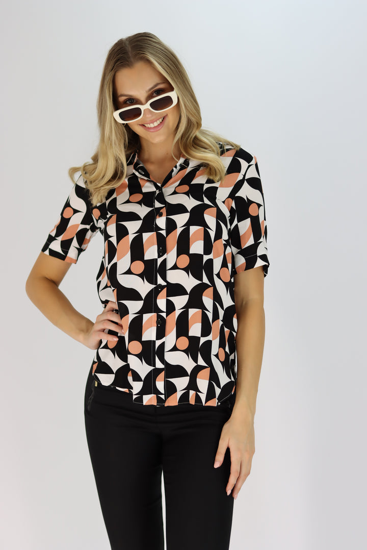 Rimi Shirt In Mosaic Print
