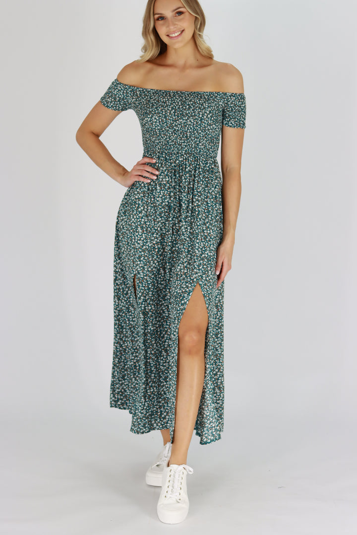 Rhonda Front Slit Dress