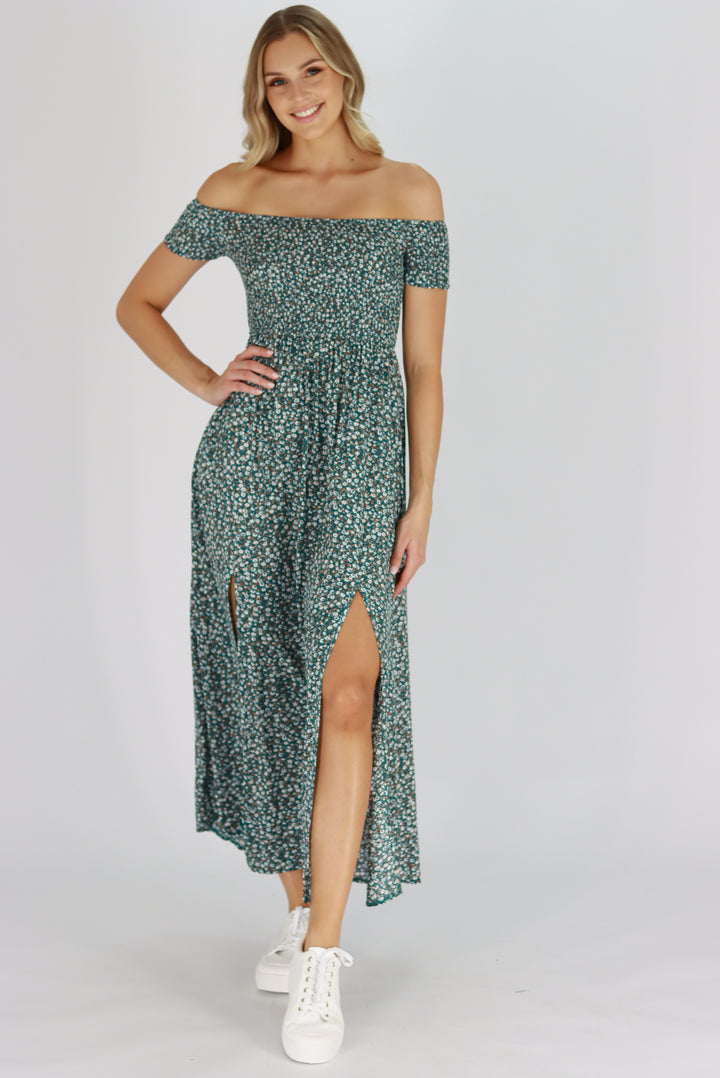 Rhonda Front Slit Dress