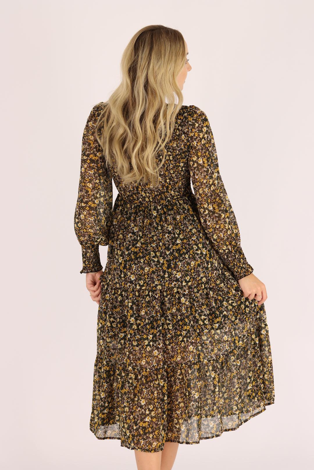 Samantha Floral Midi Dress