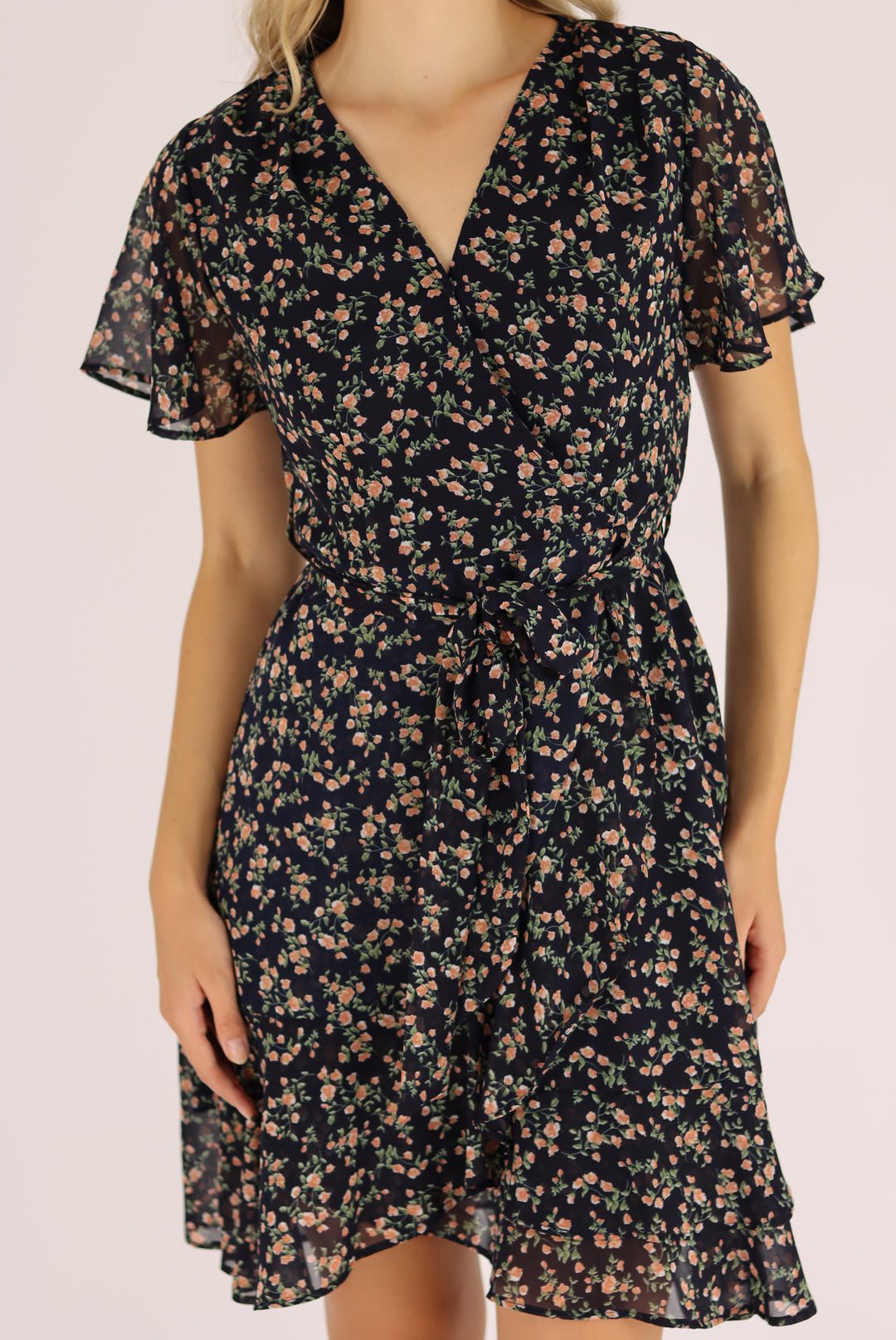 Maneya Dress In Blue