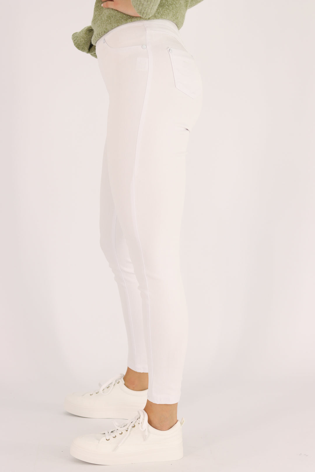 Alaska Jeggings In White