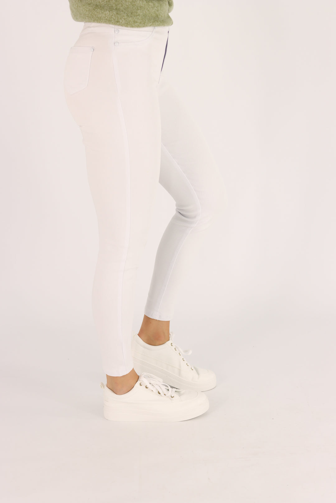 Alaska Jeggings In White