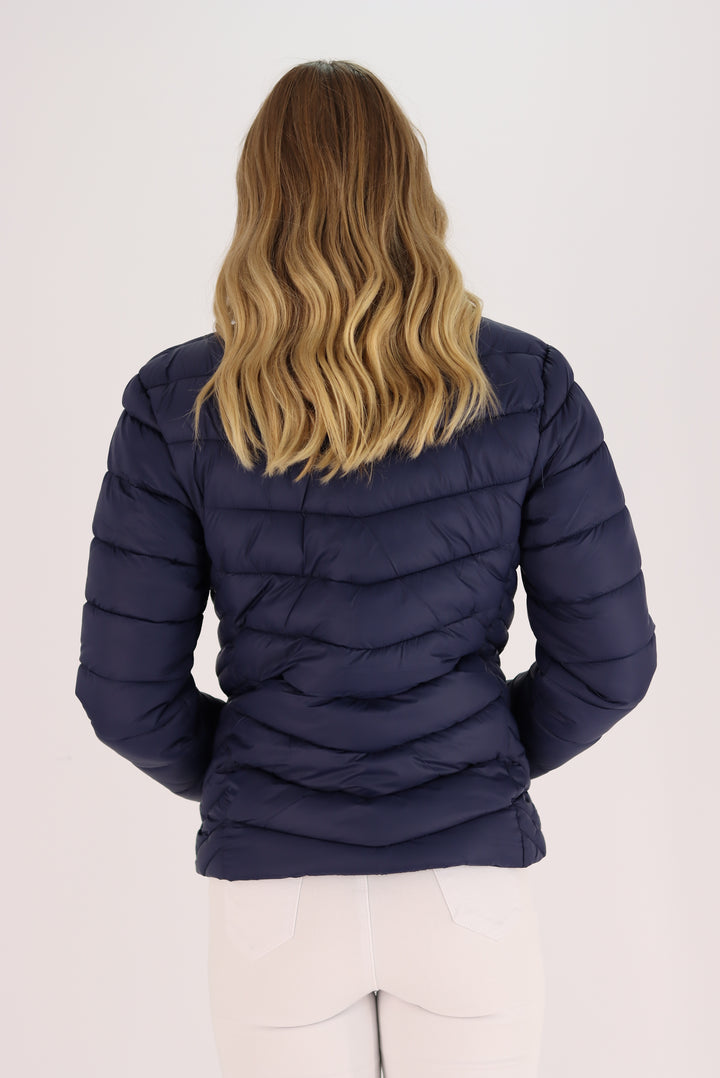 Mallory Puffer Jacket In Blue