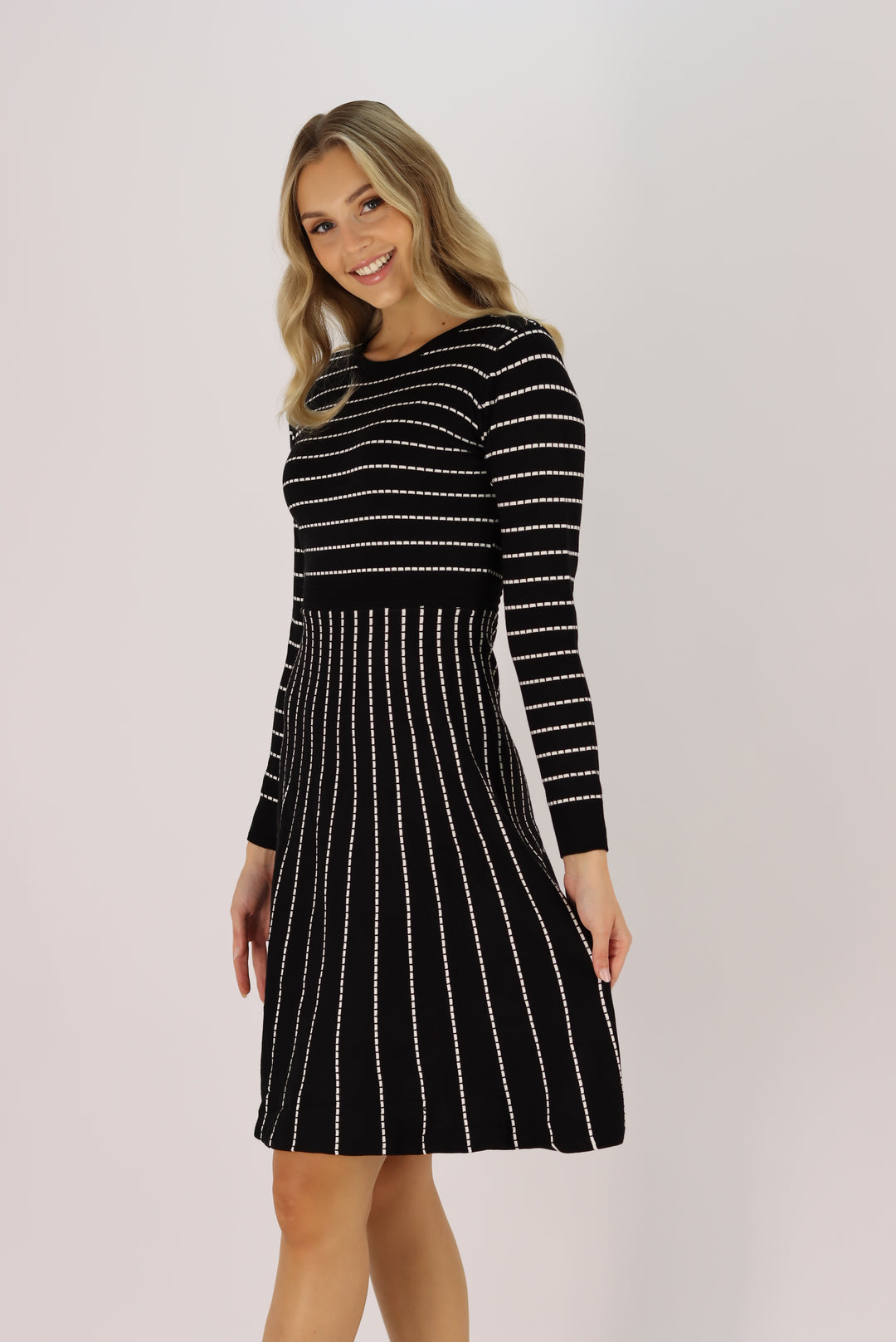 Josie Knit Dress In Black