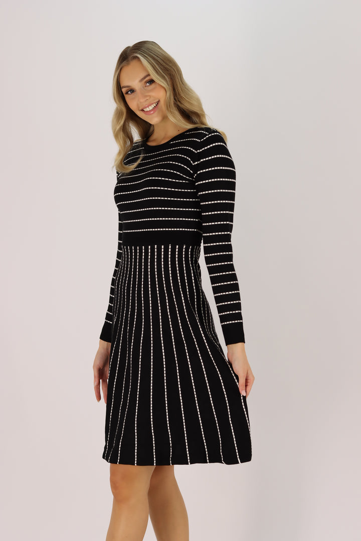 Josie Knit Dress In Black