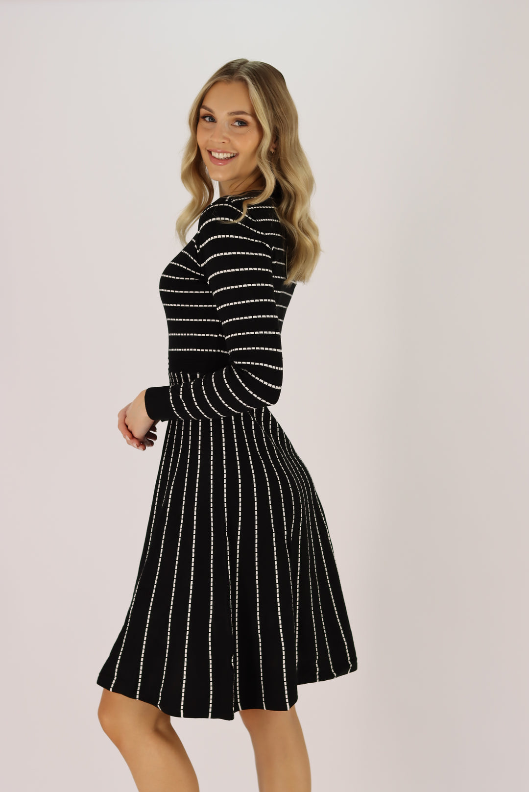 Josie Knit Dress In Black