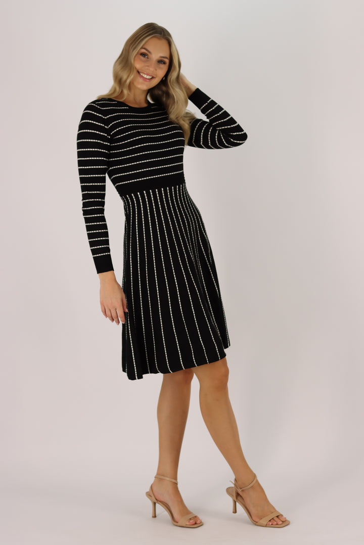 Josie Knit Dress In Black