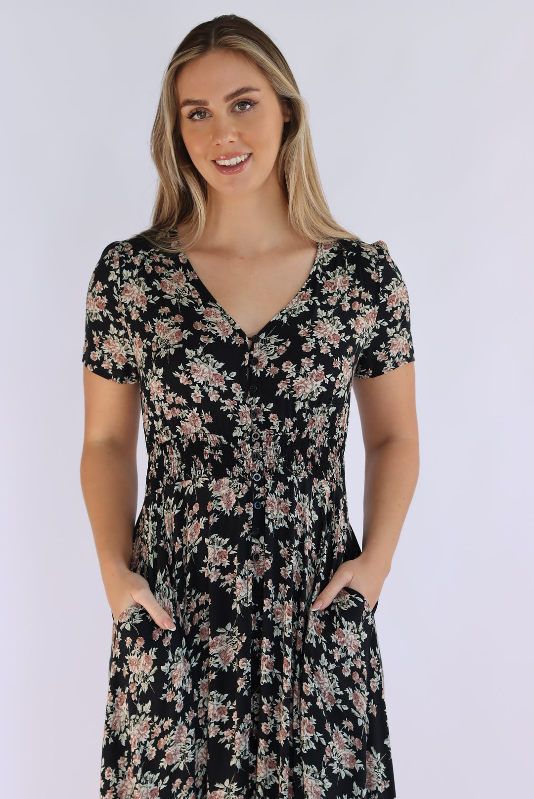 Evelyn Floral Maxi Dress