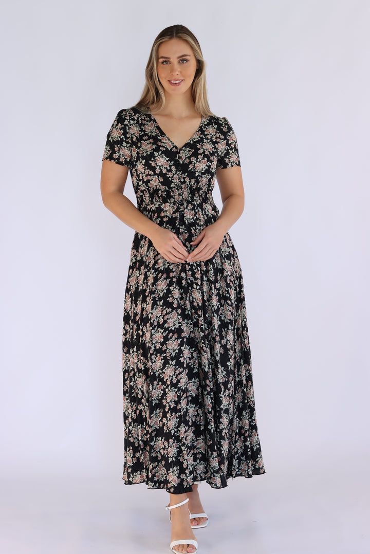 Evelyn Floral Maxi Dress