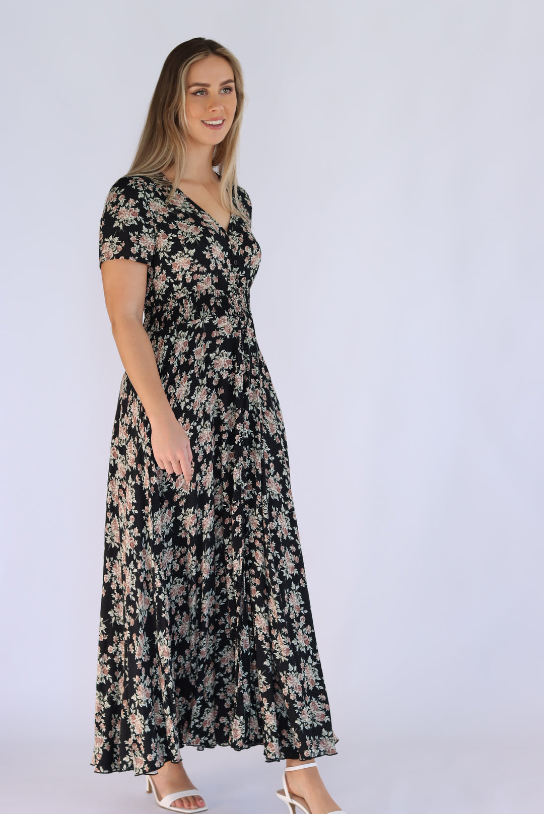 Evelyn Floral Maxi Dress