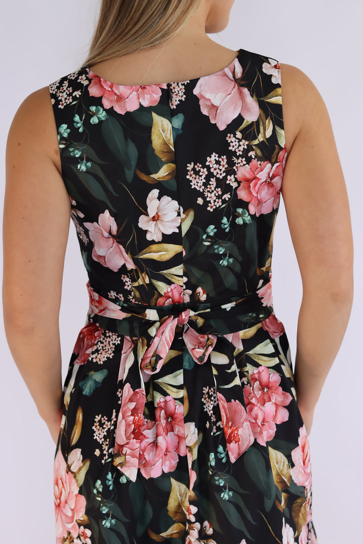 Kelly Floral Pleated Dress