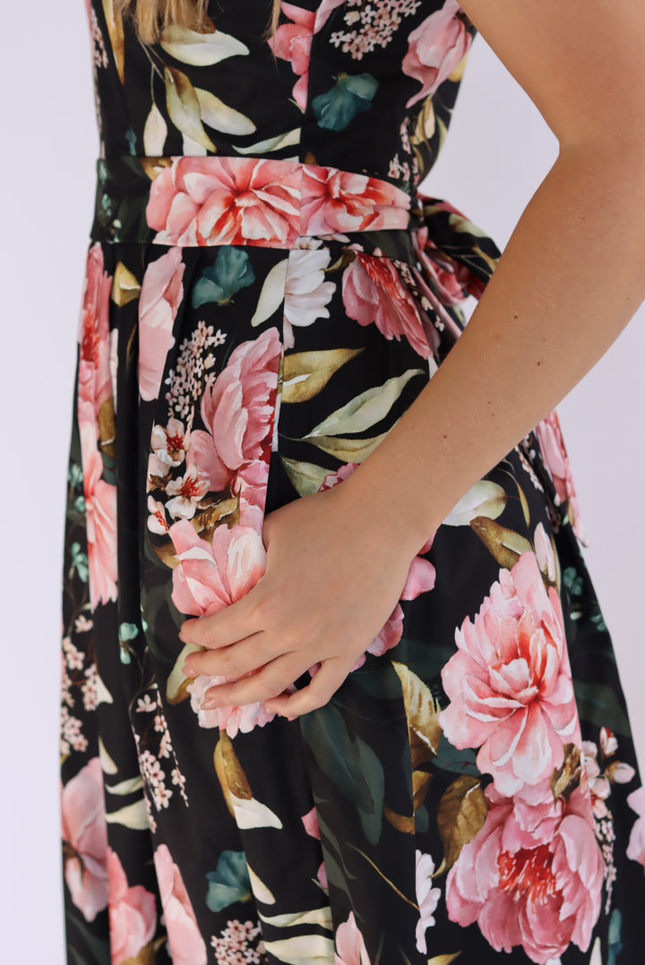 Kelly Floral Pleated Dress