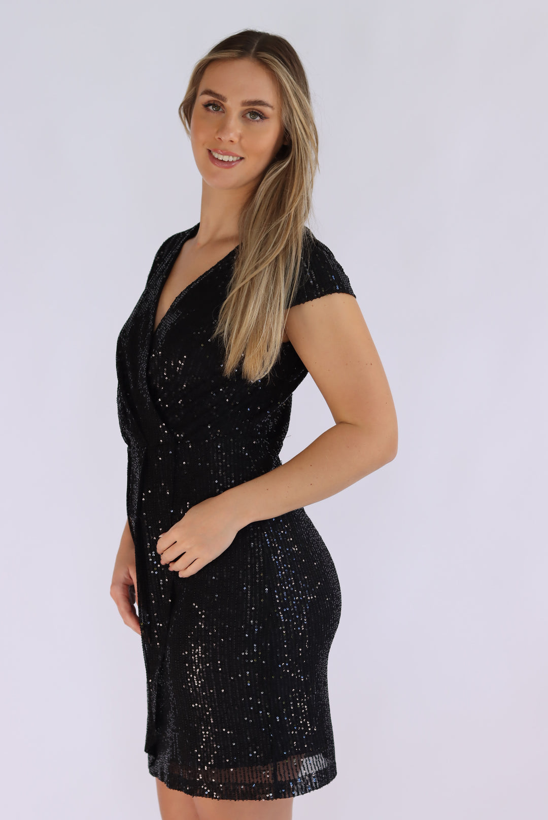 Midnight Party Mini Sequin Dress