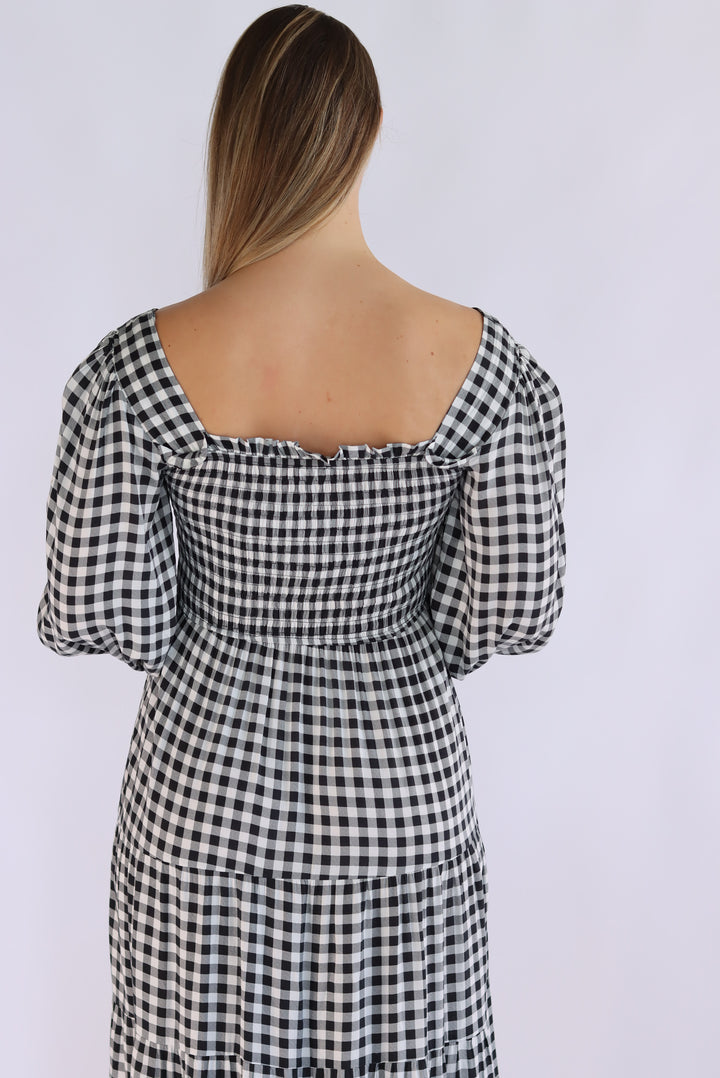 Always Gingham Maxi Dress