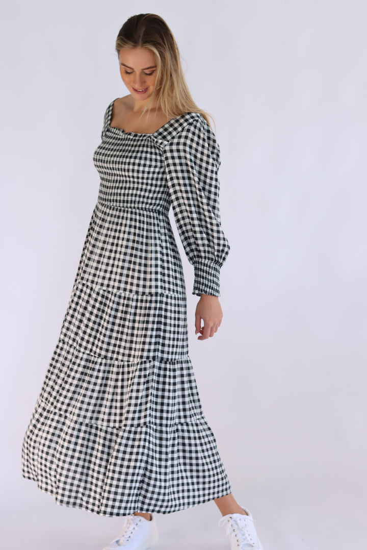 Always Gingham Maxi Dress