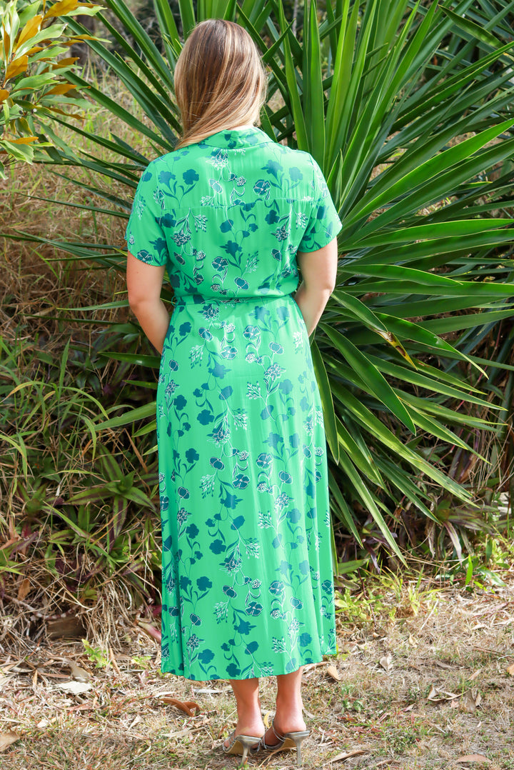 Trinity Maxi Dress In Green