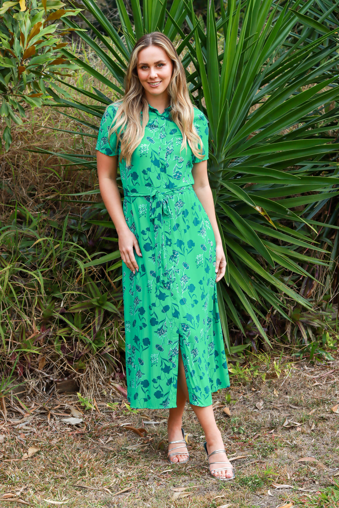 Trinity Maxi Dress In Green
