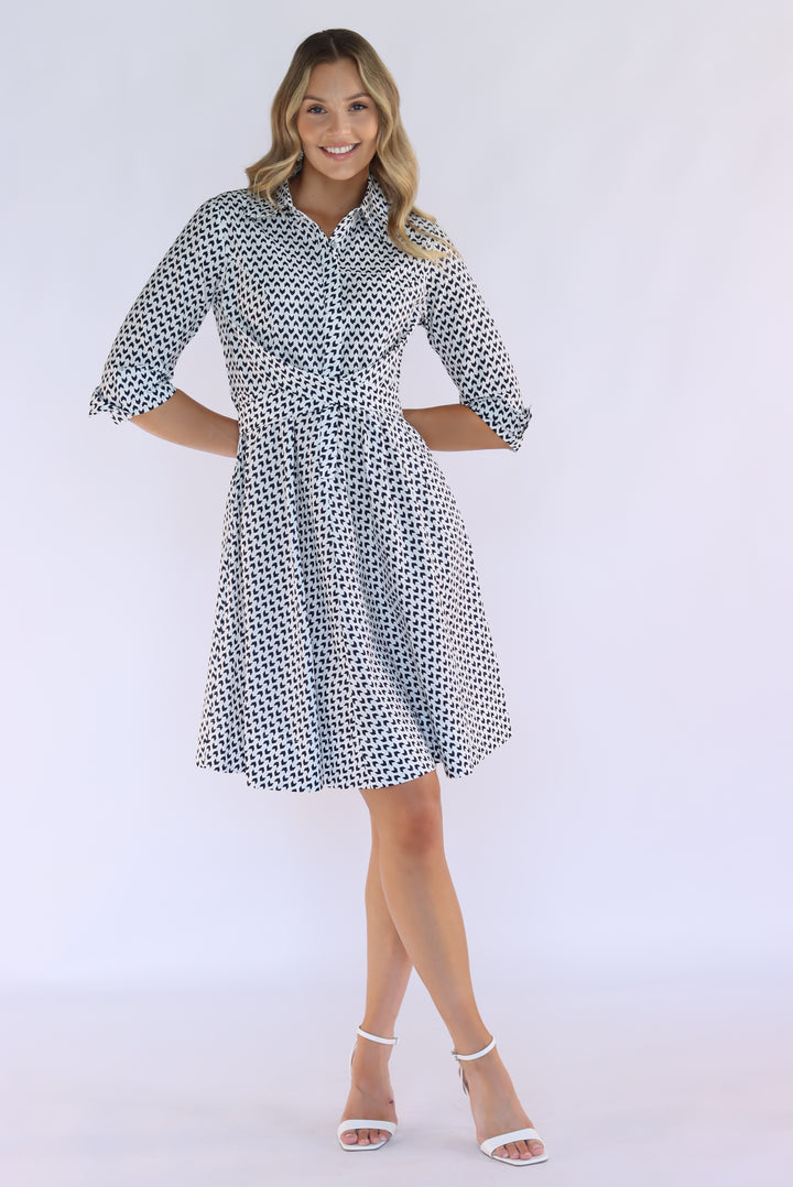 Fairview Dress In White