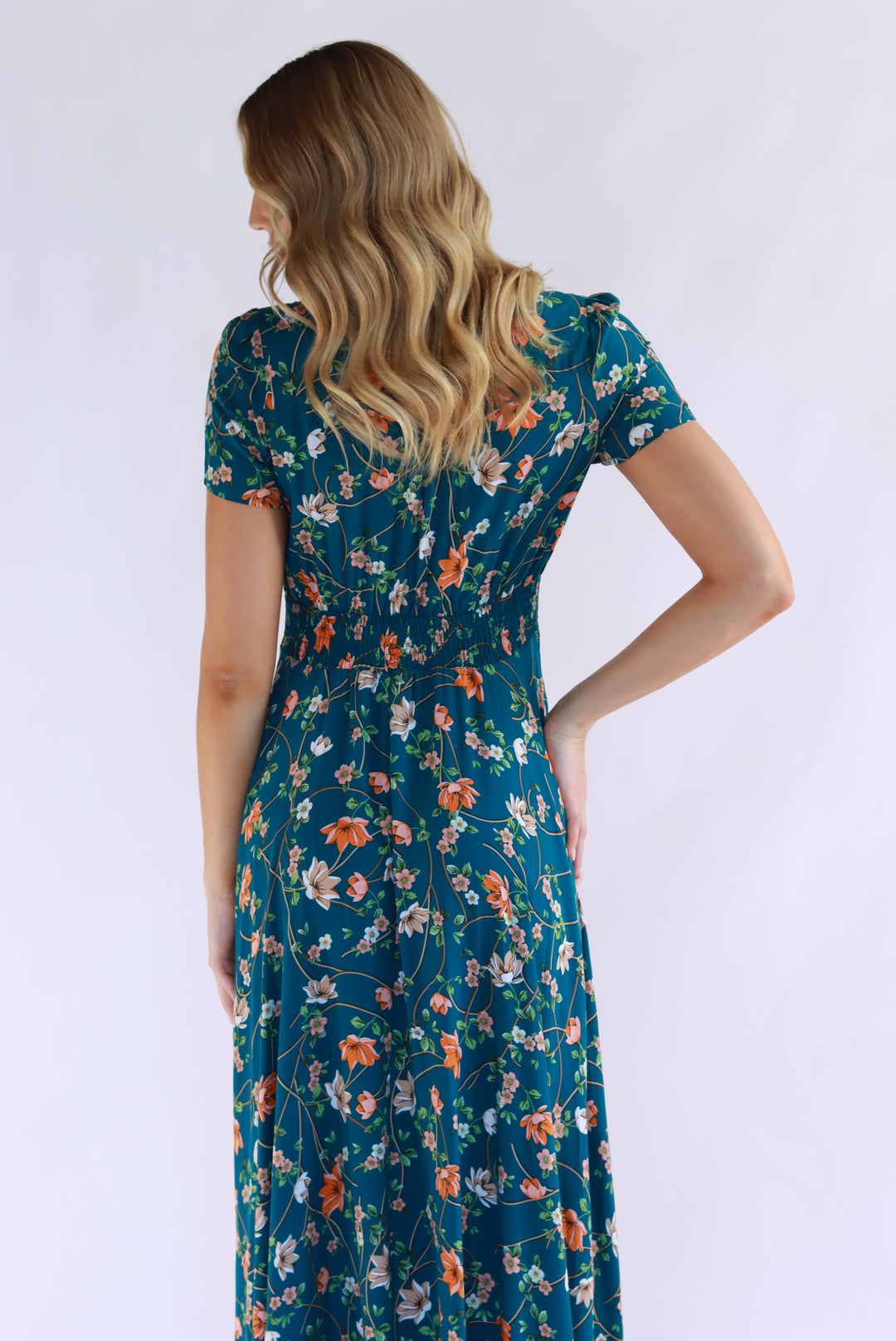 Taquilla Maxi Dress In Teal