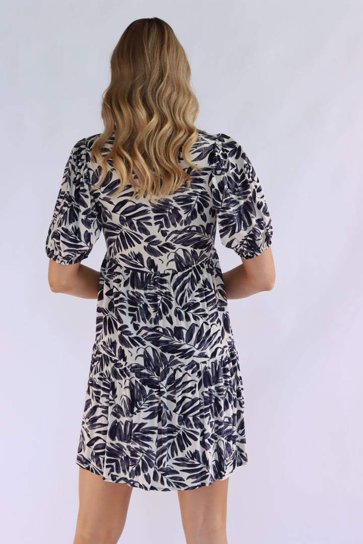 Zarina Dress Front Buttons with Side Pockets
