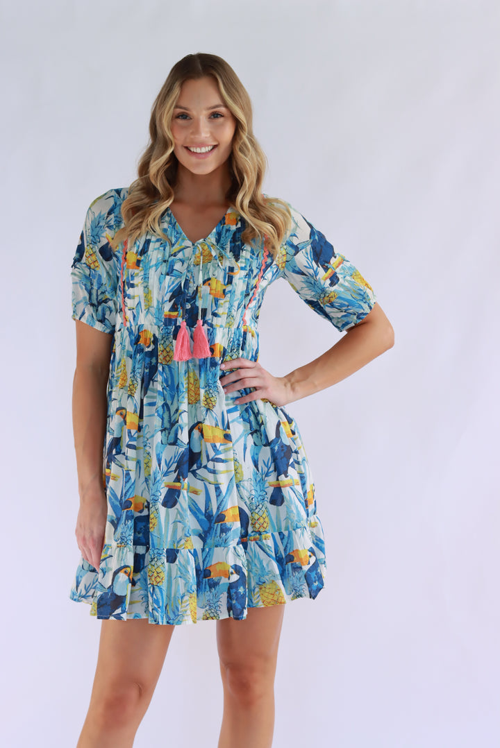 Kamiya Dress In Blue