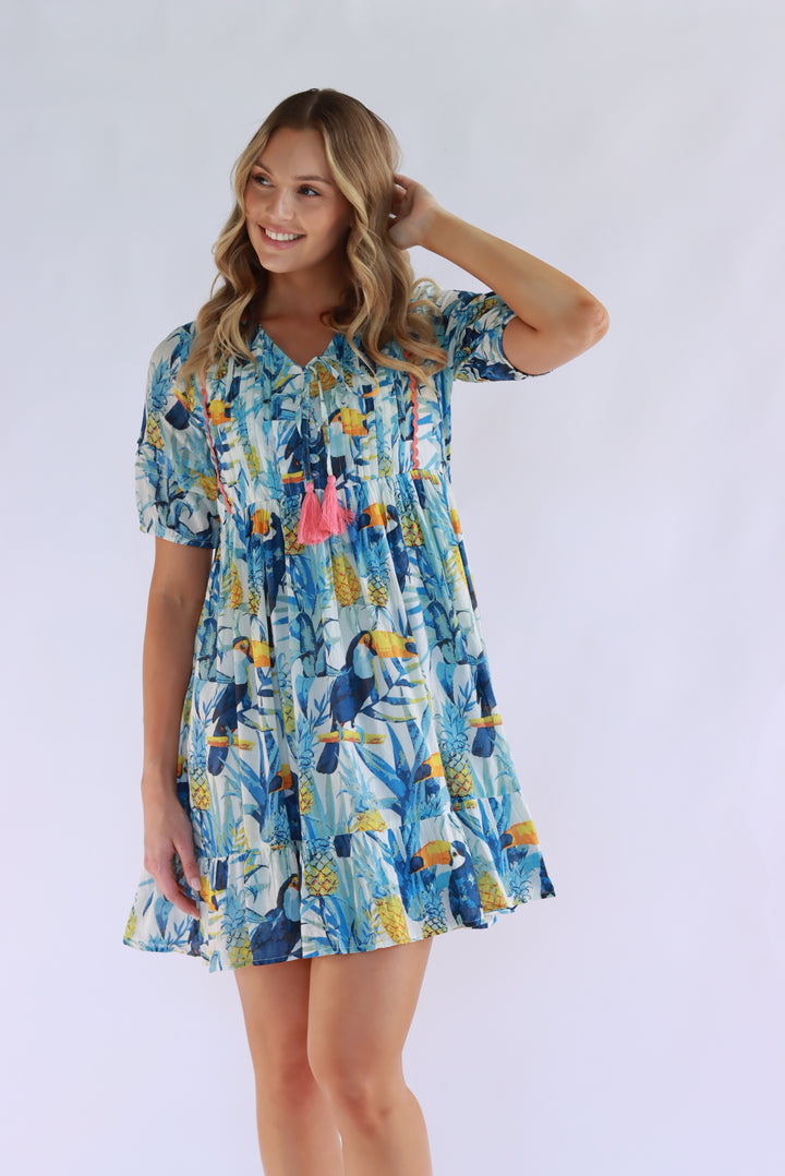 Kamiya Dress In Blue