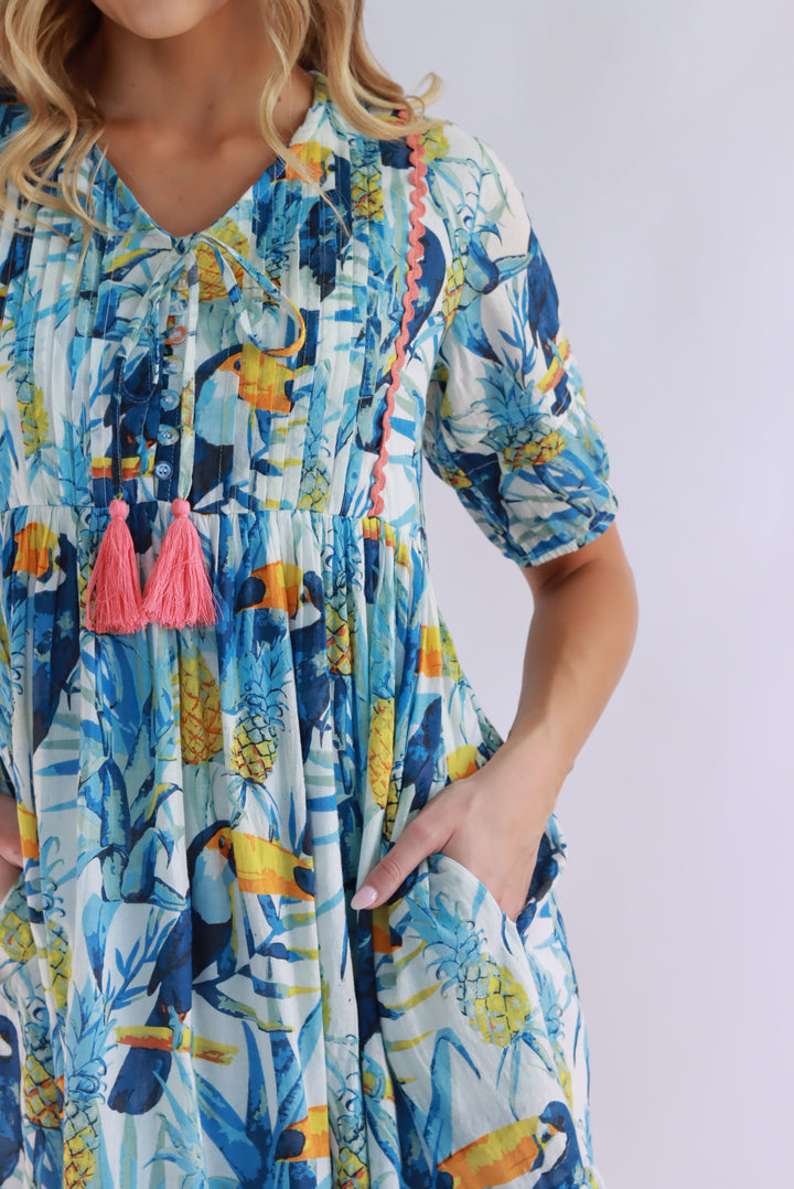 Kamiya Dress In Blue
