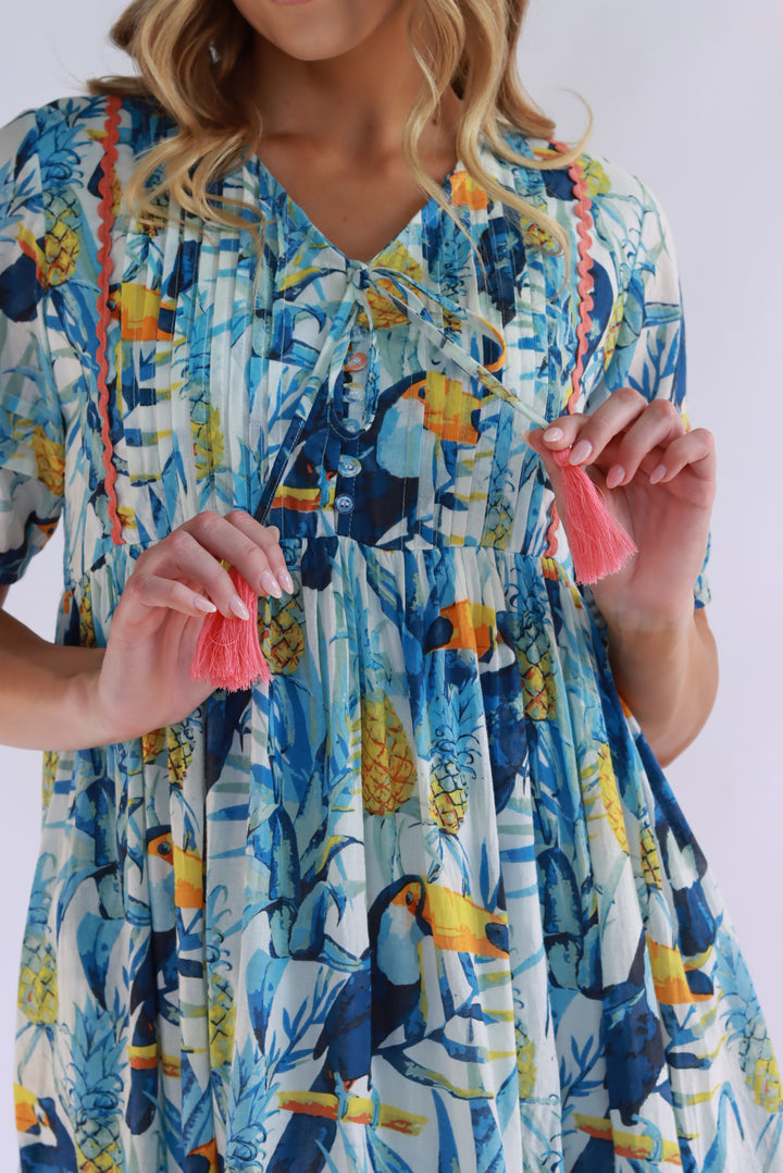Kamiya Dress In Blue