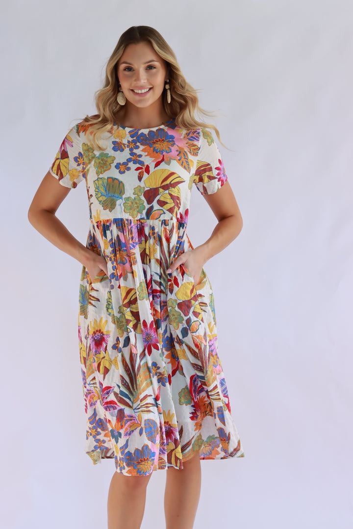 Blossom Breeze Midi Dress