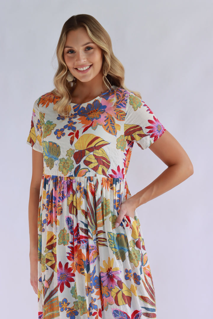 Blossom Breeze Midi Dress