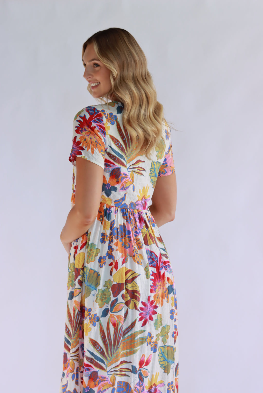 Blossom Breeze Midi Dress