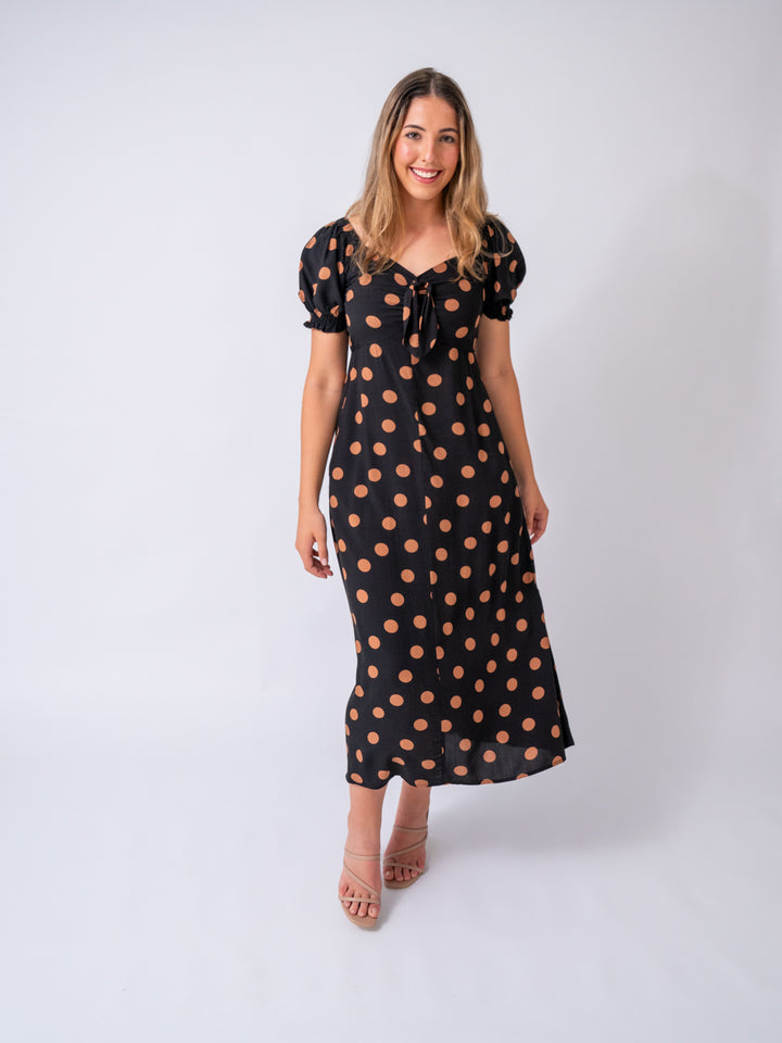 Georgia Polka Dot Midi Dress
