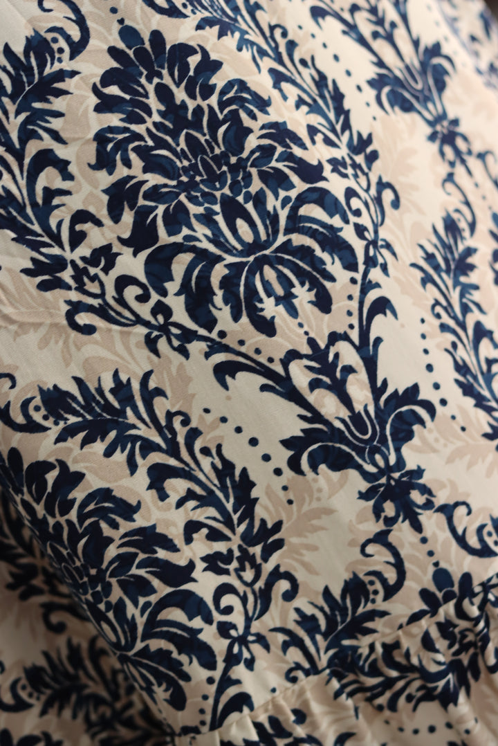 Lolitta Midi Dress In Mosaic Navy