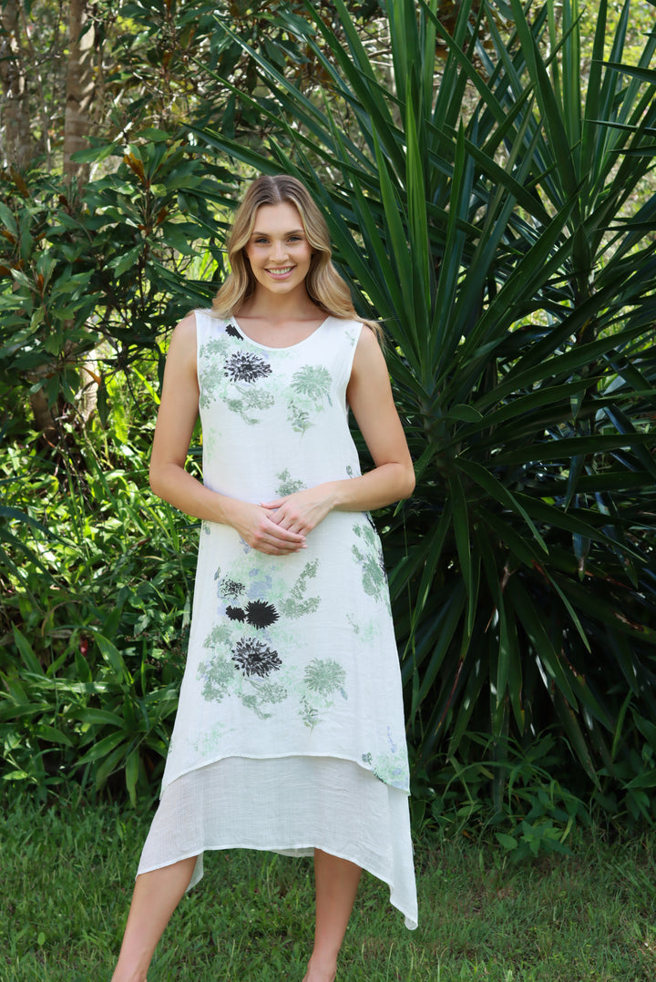 Reeya Midi Hi Lo Dress