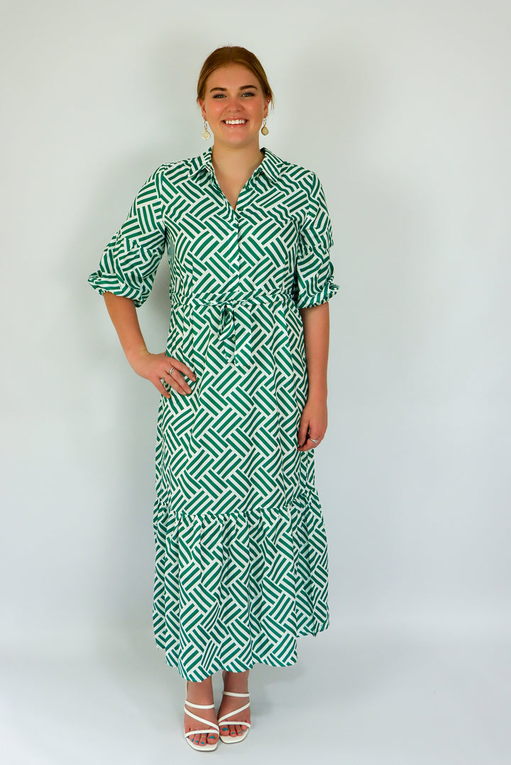 Rivaza Maxi Dress in Green