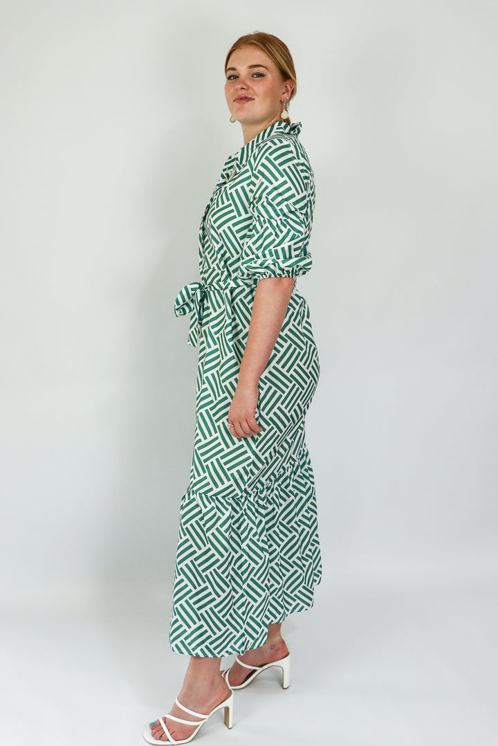 Rivaza Maxi Dress in Green