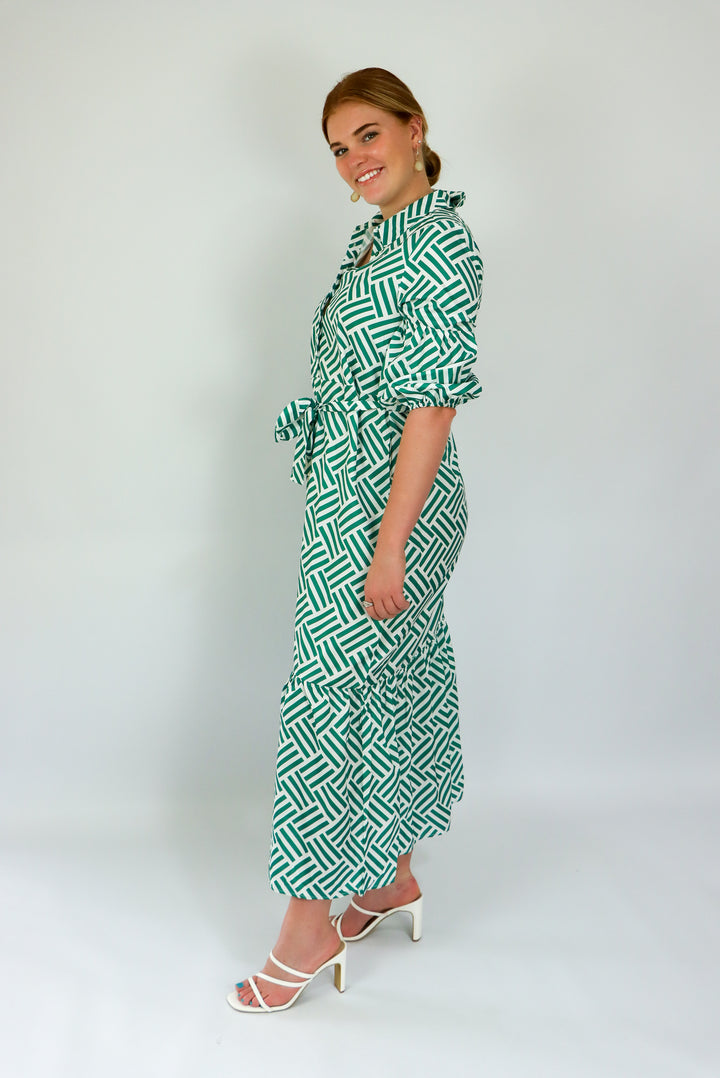 Rivaza Maxi Dress in Green