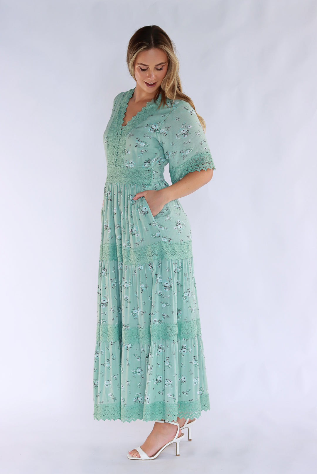 Need You Always Pastel Green Maxi Dress