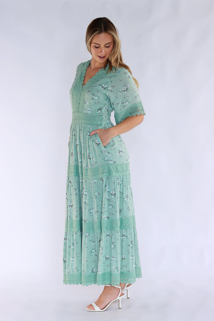 Need You Always Pastel Green Maxi Dress
